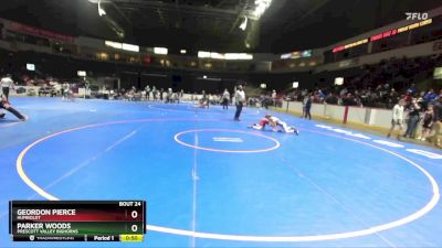 88 lbs Cons. Round 2 - Parker Woods, Prescott Valley Bighorns vs Geordon Pierce, Humboldt