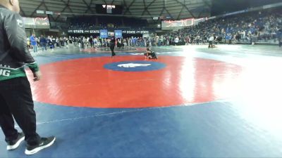 92 lbs Cons. Round 4 - Anthony Jackson, Federal Way Spartans Wrestling vs Wyatt Gavigan, Punisher Wrestling Company