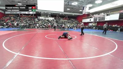 192 lbs Cons. Round 3 - Luka Gorenec, Windsor vs Kaleo Howell Young, Campolindo