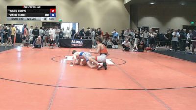 126 lbs Quarters - Gabe Benyo vs Zack Dixon, South Side Wrestling Club