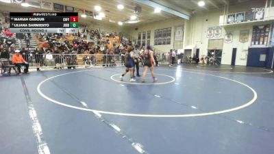 170 lbs Cons. Round 4 - Liliana Sarmiento, Jordan vs Mariah Daboub, Chaffey