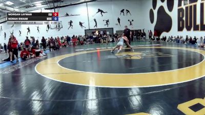 117 B Quarterfinal - Morgan Layman, Frostburg State University vs Norah Swaim, McKendree University