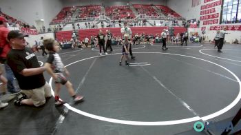 43 lbs Semifinal - Oliver Campbell, Elgin Wrestling vs Kaizer Adams, Harrah Little League Wrestling