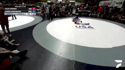 126 lbs Cole Cronan, SJWA - San Joaquin Wrestling Association vs Garen Keshishian, OCWA - Orange County Wrestling Association