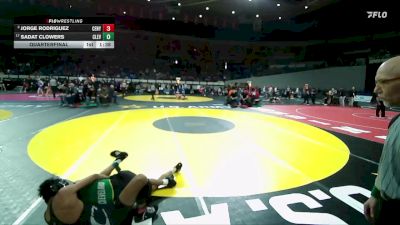 6A Boys 144 lbs Quarterfinal - Jorge Rodriguez, Century Boys vs Sadat Clowers, Cleveland Boys