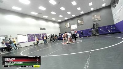 175 lbs Cons. Round 5 - Elijah Alexander, Independence vs Kai Slater, Father Ryan