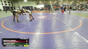 133 lbs Cons. Round 5 - Deontae Forrest, Indian Hill Community College vs Terrance Smith, Graceland University