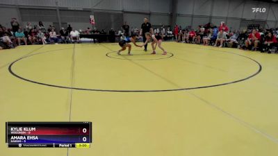 105 lbs Placement Matches (8 Team) - Kylie Klum, Wisconsin vs Amara Ehsa, Kansas