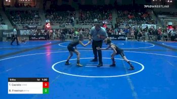 64 lbs Prelims - Teagan Caciolo, Emmaus Hornets vs Braylon Freeman, Bristow