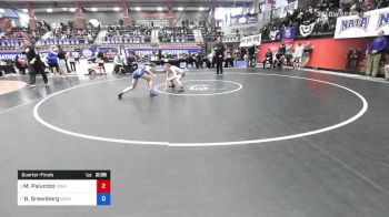 109 lbs Quarterfinal - Mia Palumbo, Iowa Wesleyan vs Barbara Greenberg, Menlo College