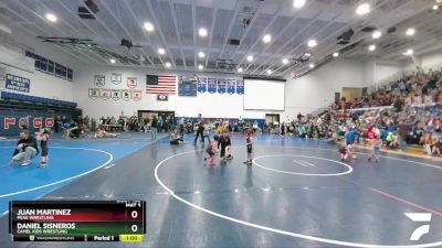 41-43 lbs Round 3 - Juan Martinez, Peak Wrestling vs Daniel Sisneros, Camel Kids Wrestling