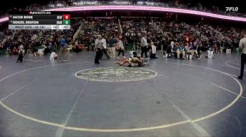 4A 106 lbs Cons. Round 2 - Denzel Benton, South Garner vs Jacob Bone, Southeast Guilford