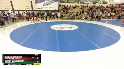 165 lbs Cons. Round 2 - Buddy Evangelista, UW-Whitewater vs Tyler Rodriguez, North Central College