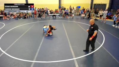165 lbs Champ. Round 1 - Ethan Mangowi, MN vs Carson Bremmer, WI