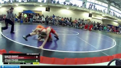 94 lbs Cons. Round 1 - Ethan Poling, Columbus East Wrestling Club vs Kailyr Knight, Red Cobra Wrestling Academy