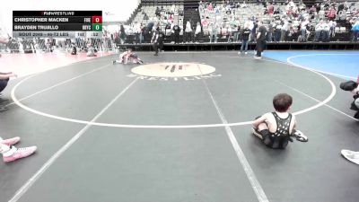 46-T2 lbs 3rd Place - Christopher Macken, Five Star vs Brayden Trujillo, BBYC Bulldogs