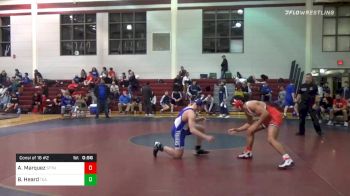 160 lbs Consolation - Adrian Marquez, St. Thomas vs Brooks Heard, Trinity Christian Academy