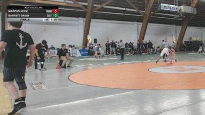 140 lbs Final - Marcus Heck, Wyoming Seminary vs Barrett David, South Seneca