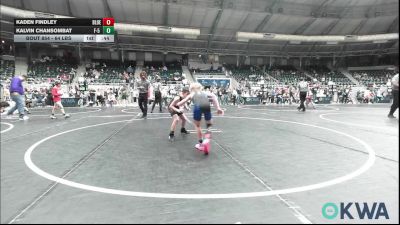 64 lbs Consolation - Kaden Findley, Blue Devil Wrestling vs Kalvin Chansombat, F-5 Grappling