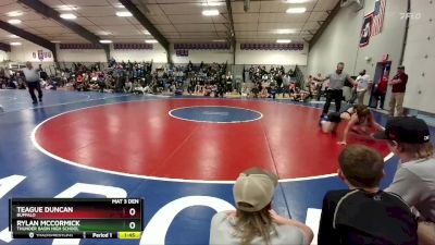 106 lbs Quarterfinal - Teague Duncan, Buffalo vs Rylan McCormick, Thunder Basin High School