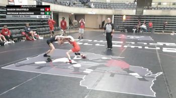 121 lbs Finals (8 Team) - Beckham Bunkowske, Perham, MN vs Mason Brayfield, Park Hill, MO