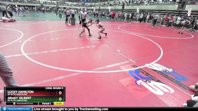 80 lbs Cons. Round 5 - Lucky Hamilton, DC Elite Wrestling vs Grady Gilbert, DC Elite Wrestling