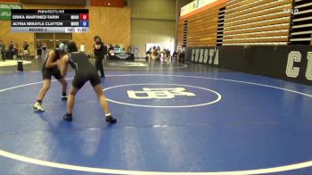 131 lbs Round 3 - Erika Martinez-Tarin, Moorpark College vs Alysia Mikayla Clayton, Moorpark College
