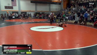 93 lbs Quarterfinal - Brody Andrews, Wrath vs Griffin Stafford, Iowa City Wrestling Club