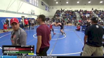 160 lbs Cons. Round 3 - Jacob Rodriguez, Dogpound Wrestling vs Kerem Ozkan, Redondo Union Wrestling