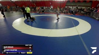 145 lbs Quarterfinal - Alex Braun, MN vs Jayden Haueter, MN