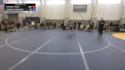 110 lbs 3rd Place Match - Serineh Crane, Titan Mercury Wrestling Club vs Angelica Serratos, Surfside X