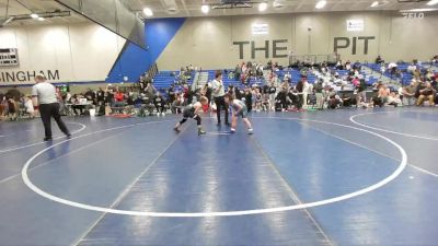 88 lbs Cons. Semi - Manoa Tausinga, Team Prestige Wrestling vs Fisher Titus, Defiant Wrestling Club