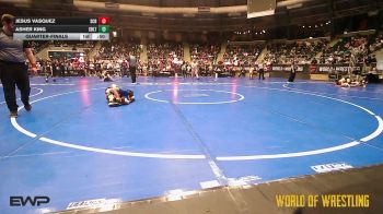 58 lbs Quarterfinal - Jesus Vasquez, Steel City Reloaded vs Asher King, Sebolt Wrestling Academy