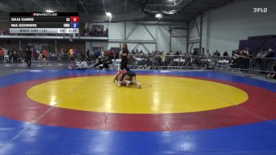 131 lbs Cons. Round 2 - Julia Kanne, Central College vs Mia Goodwin, Iowa