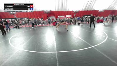 115 lbs Cons. Semis - Olivia Hay, Askren Wrestling Academy vs Lily Baker, Freedom High School