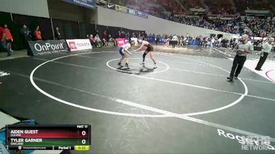 2A/1A-126 Cons. Round 2 - Tyler Garner, Oakland vs Aiden Guest, Culver