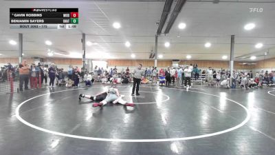 175 lbs Final - Gavin Robbins, Middlebury Center vs Benjamin Sayers, Unattached
