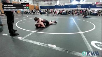110 lbs Semifinal - Troy Butler, Weatherford Youth Wrestling vs Connor Hobart, Team Nomad