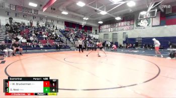 157 lbs Quarterfinal - Weston Druckerman, West Hills vs Gunnar Neal, Poway