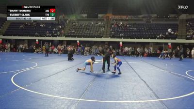 55 lbs 1st Place Match - Everett Clark, Team Porcelli Wrestling vs Danny Bohling, Jesup Mat Club