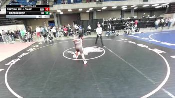215 lbs 5th Place Match - Aiden Bishop, Unattached vs Braylon Hill-Lomax, Unattached