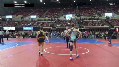 109 lbs Champ. Round 2 - Payten Van Pelt, Team Champs vs Averie Brehm, Rapid City Extreme