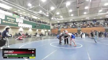 215 lbs Champ. Round 3 - John Watt, Bishop Gorman vs Tristan Bacon, Kellis