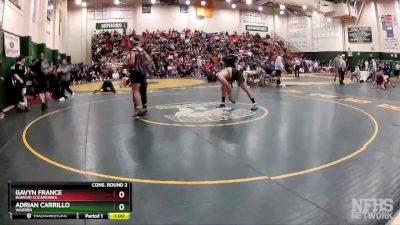 170 lbs Cons. Round 2 - Adrian Carrillo, Warren vs Gavyn France, Rancho Cucamonga