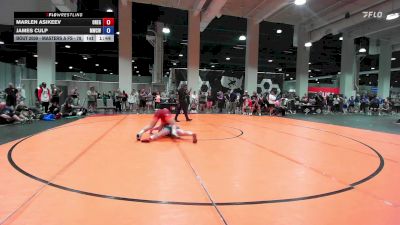 Masters A FS - 78 lbs Champ. Round 1 - Marlen Asikeev, Oregon vs James Culp, MO West Championship Wrestling Club