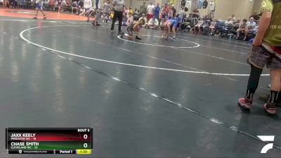 80 lbs Champ Round 1 (16 Team) - Chase Smith, Cleveland WC vs Jaxx Keely, Predator WC