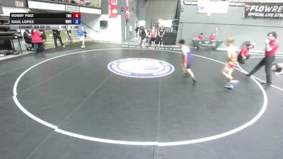 96 lbs Champ. Rd Of 32 - Bobby Paiz, Turlock Wrestling Club vs Raul Lopez, Madera Wrestling Club