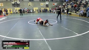 140 lbs Cons. Round 3 - Chris Espina, West Anchorage vs Ramon Armenta, East Anchorage High School