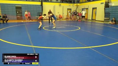 115 lbs Round 4 - Keya Murphy, Wichita Training Center vs Abbie Slothower, Central Kansas Young Lions Wrestling Club