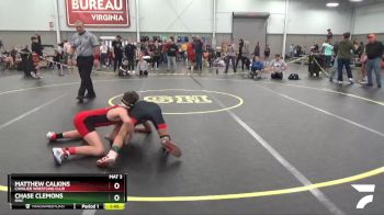 120 lbs Cons. Round 2 - Chase Clemons, RWC vs Matthew Calkins, Cavalier Wrestling Club